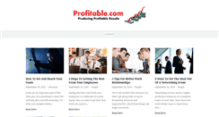 Desktop Screenshot of profitable.com